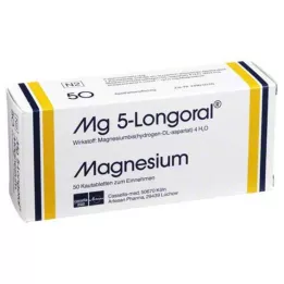 MG 5 LONGORAL Žvečljive tablete, 50 kom