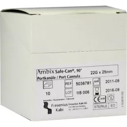 AMBIX Safe-Can Portpunkt.Kan.22 Gx25 mm ukrivljen, 10 kos