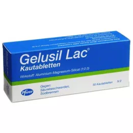 GELUSIL LAC Žvečljive tablete, 50 kom
