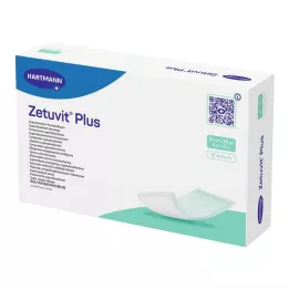 ZETUVIT Plus ekstra močna sesalna kompresa sterilna 10x20 cm, 10 kos