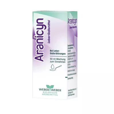 ARANICYN Liver Bile Remedy Mešanica, 50 ml ARANICYN Liver Bile Remedy Mešanica, 50 ml