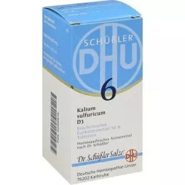BIOCHEMIE DHU 6 Kalium sulfuricum D 3 tablete, 200 kos