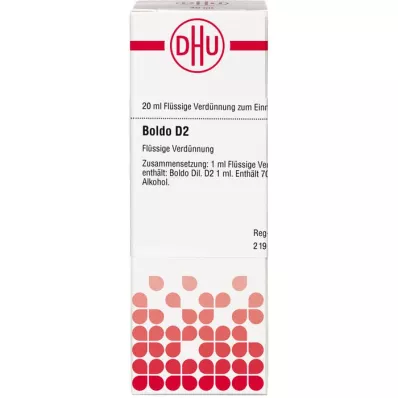 BOLDO D 2 Razredčitev, 20 ml BOLDO D 2 Razredčitev, 20 ml