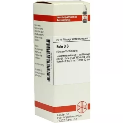 BUFO D 8 Razredčitev, 20 ml BUFO D 8 Razredčitev, 20 ml