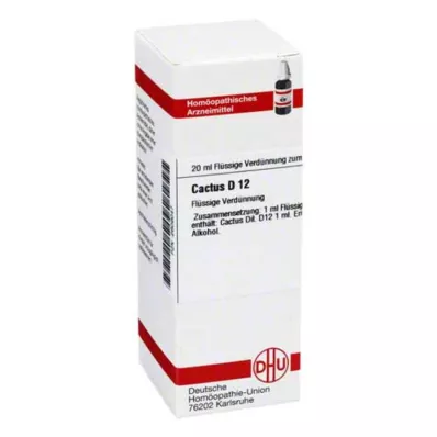 CACTUS D 12 Razredčitev, 20 ml CACTUS D 12 Razredčitev, 20 ml