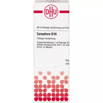 CAMPHORA D 10 razredčitev, 20 ml