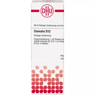 CLEMATIS D 12 Razredčitev, 20 ml CLEMATIS D 12 Razredčitev, 20 ml