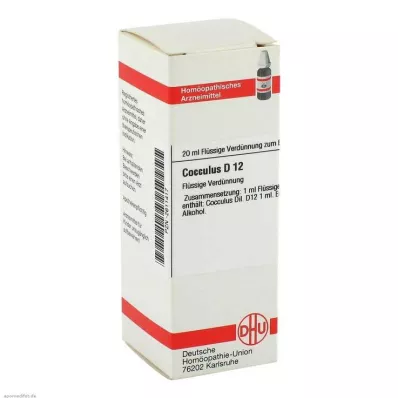 COCCULUS D 12 Razredčitev, 20 ml