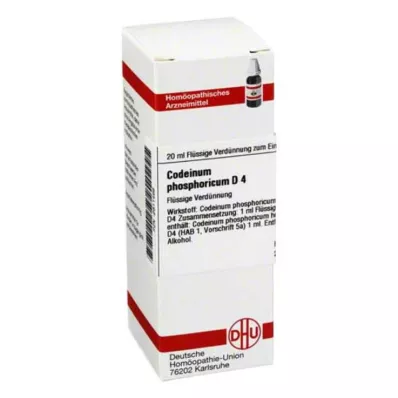 CODEINUM PHOSPHORICUM D 4 razredčitev, 20 ml CODEINUM PHOSPHORICUM D 4 razredčitev, 20 ml