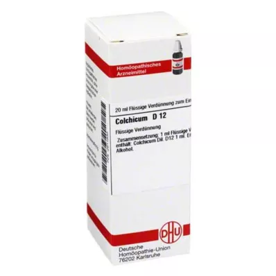COLCHICUM D 12 Razredčitev, 20 ml COLCHICUM D 12 Razredčitev, 20 ml
