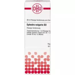 EPHEDRA VULGARIS D 3 razredčitev, 20 ml