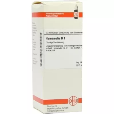 HAMAMELIS D 1 razredčitev, 50 ml HAMAMELIS D 1 razredčitev, 50 ml
