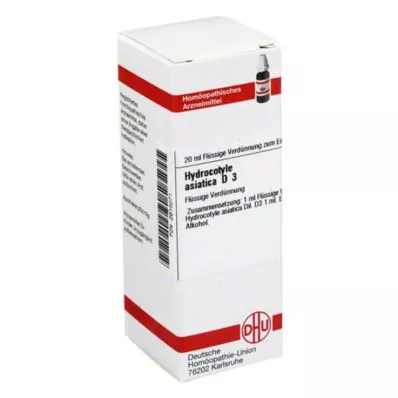 HYDROCOTYLE asiatica D 3 razredčitev, 20 ml HYDROCOTYLE asiatica D 3 razredčitev, 20 ml