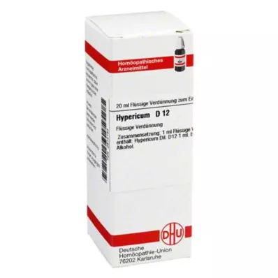 HYPERICUM D 12 Razredčitev, 20 ml HYPERICUM D 12 Razredčitev, 20 ml