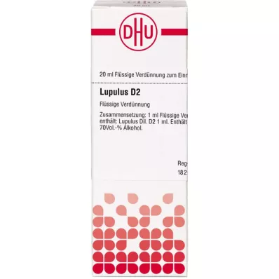 LUPULUS D 2 Razredčitev, 20 ml LUPULUS D 2 Razredčitev, 20 ml