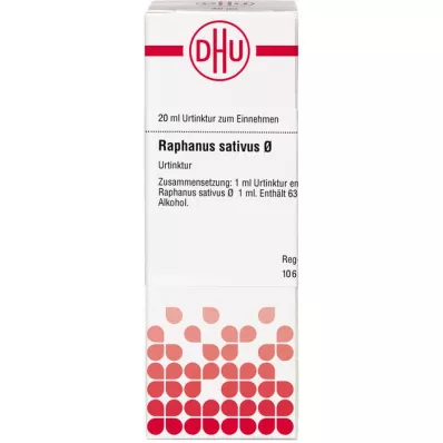 RAPHANUS SATIVUS Matična tinktura, 20 ml RAPHANUS SATIVUS Matična tinktura, 20 ml