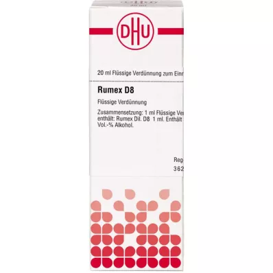 RUMEX D 8 Razredčitev, 20 ml