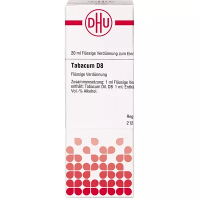 TABACUM D 8 Razredčitev, 20 ml TABACUM D 8 Razredčitev, 20 ml