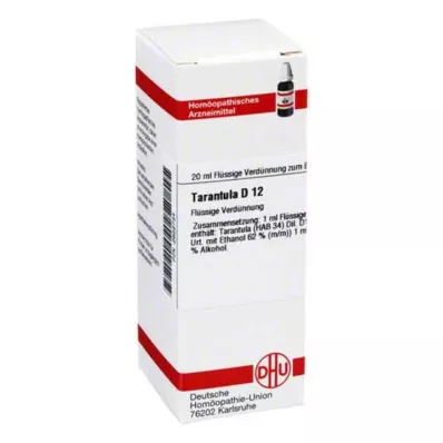 TARANTULA D 12 Razredčitev, 20 ml TARANTULA D 12 Razredčitev, 20 ml