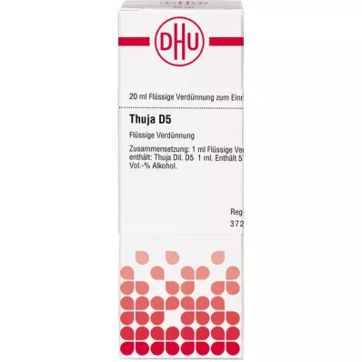 THUJA D 5 Razredčitev, 20 ml
