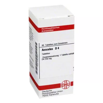 AESCULUS D 4 tablete, 80 kos AESCULUS D 4 tablete, 80 kos