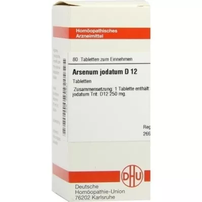 ARSENUM JODATUM D 12 tablet, 80 kos ARSENUM JODATUM D 12 tablet, 80 kos