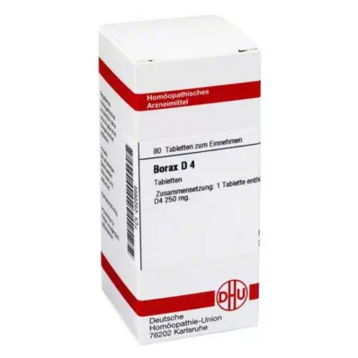 BORAX D 4 tablete, 80 kos BORAX D 4 tablete, 80 kos