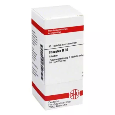 COCCULUS D 30 tablet, 80 kos COCCULUS D 30 tablet, 80 kos