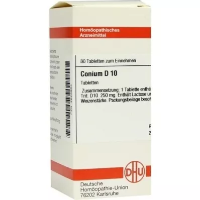 CONIUM D 10 tablet, 80 kos