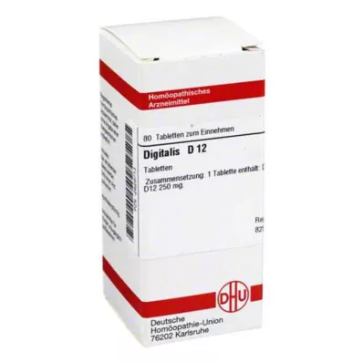 DIGITALIS D 12 tablet, 80 kos DIGITALIS D 12 tablet, 80 kos