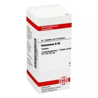 GELSEMIUM D 30 tablet, 80 kos GELSEMIUM D 30 tablet, 80 kos