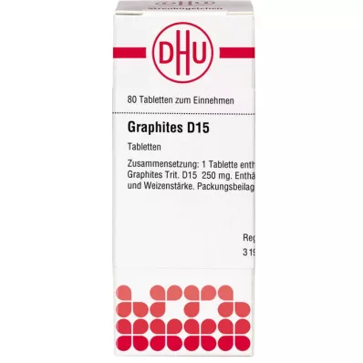 GRAPHITES D 15 tablet, 80 kos GRAPHITES D 15 tablet, 80 kos
