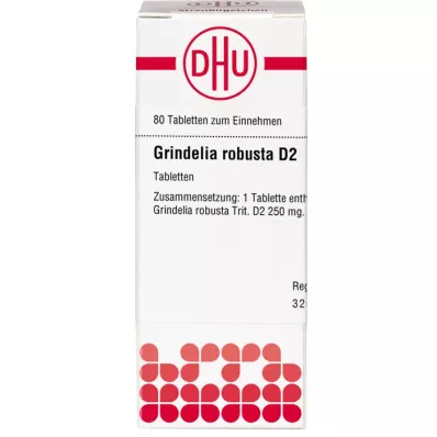 GRINDELIA ROBUSTA D 2 tableti, 80 kos GRINDELIA ROBUSTA D 2 tableti, 80 kos
