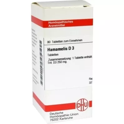 HAMAMELIS D 3 tablete, 80 kos HAMAMELIS D 3 tablete, 80 kos
