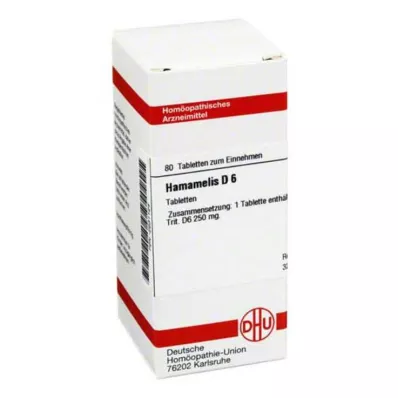 HAMAMELIS D 6 tablet, 80 kos HAMAMELIS D 6 tablet, 80 kos