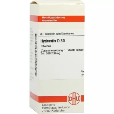 HYDRASTIS D 30 tablet, 80 kos