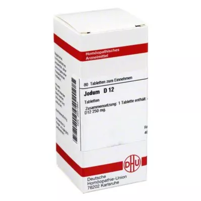 JODUM D 12 tablet, 80 kos