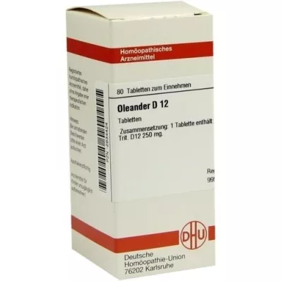 OLEANDER D 12 tablet, 80 kos