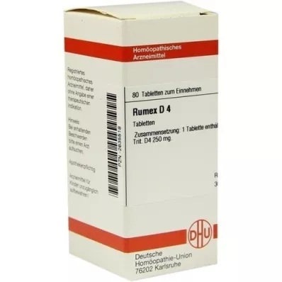 RUMEX D 4 tablete, 80 kos RUMEX D 4 tablete, 80 kos