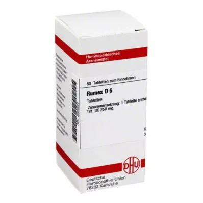 RUMEX D 6 tablet, 80 kos RUMEX D 6 tablet, 80 kos