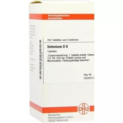 SELENIUM D 6 tablet, 200 kos SELENIUM D 6 tablet, 200 kos