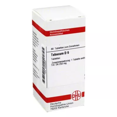 TABACUM D 6 tablet, 80 kos TABACUM D 6 tablet, 80 kos