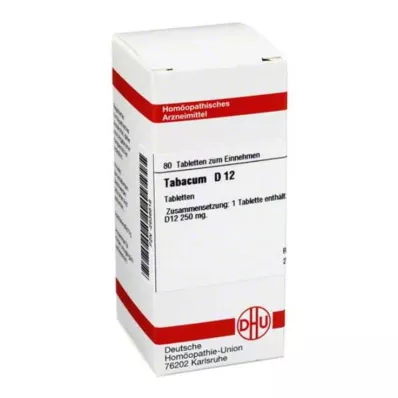 TABACUM D 12 tablet, 80 kos