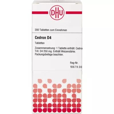 CEDRON D 4 tablete, 200 kos CEDRON D 4 tablete, 200 kos