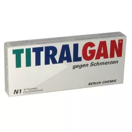TITRALGAN Tablete proti bolečinam, 10 kom
