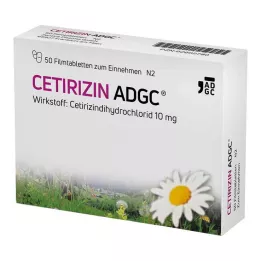 CETIRIZIN ADGC Filmsko obložene tablete, 50 kom