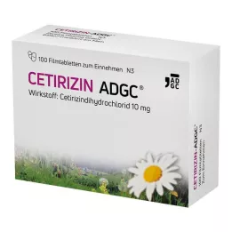 CETIRIZIN ADGC Filmsko obložene tablete, 100 kom