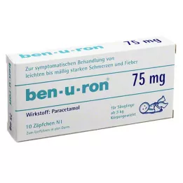 BEN-U-RON 75 mg svečke, 10 kos
