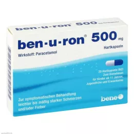 BEN-U-RON 500 mg kapsule, 20 kos