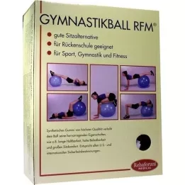 GYMNASTIKBALL Rehaforum 55 cm oranžna metalik, 1 kos